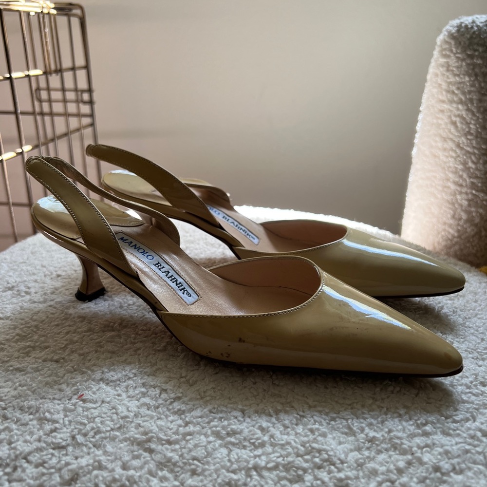 Manolo Blahnik sling backs